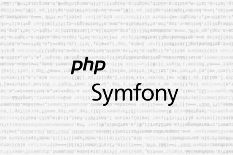Symfony Web API